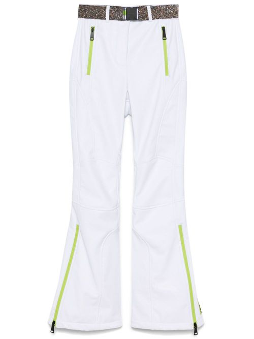 Glitter-detail ski bottoms - White
