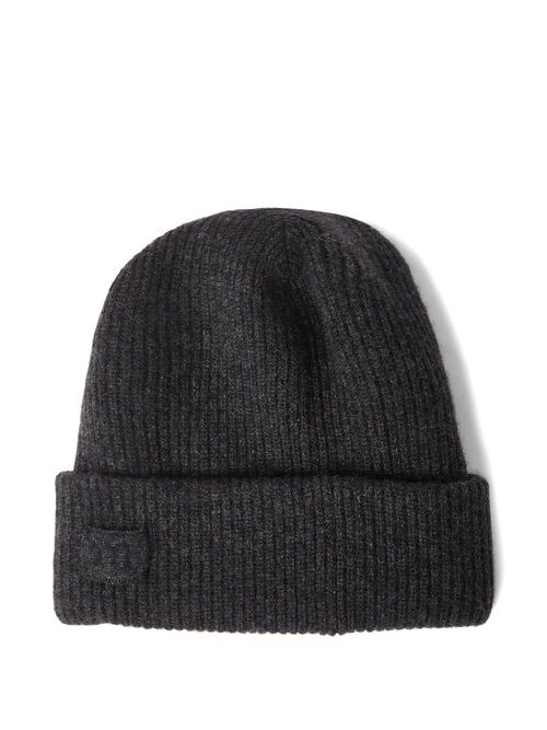 Meta Campania Collective logo-patch beanie - Grey