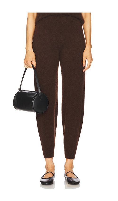 W. Cashmere Georgie Sweatpants in Tan. S. Also in XS