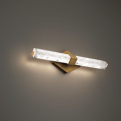 Modern Forms Regal Bathroom Vanity Light in Aged Bra
