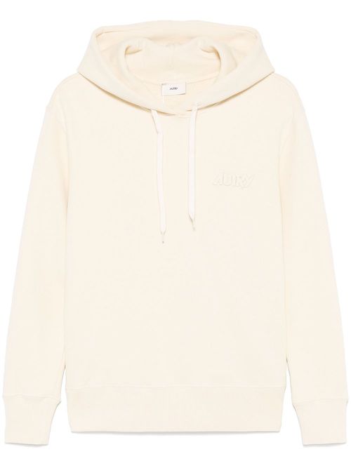 Logo-patch hoodie - Neutrals