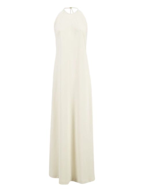 Halterneck gown - White