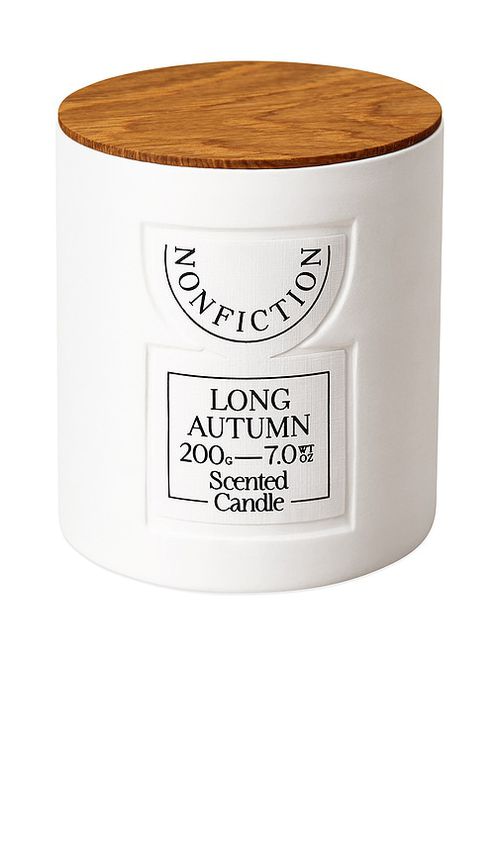 NONFICTION Long Autumn Scented Candle in Beauty: NA