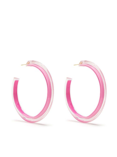 Small Jelly Hoop earrings - Pink