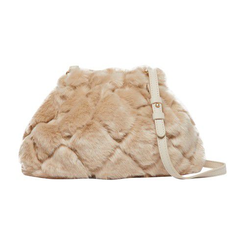 Faux fur Moon coin purse