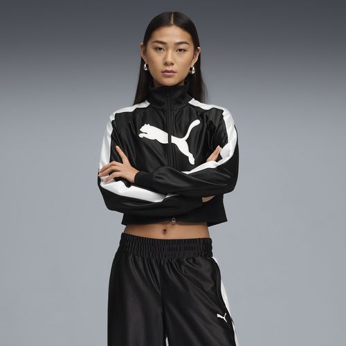 FUTURE.PUMA.ARCHIVE T7 Women's Cropped Track Jacket in Black