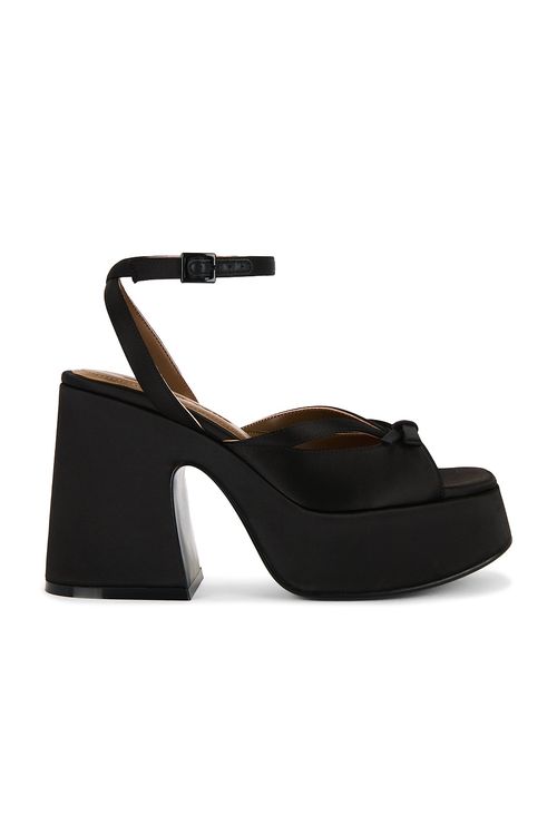 Shushu/Tong Platform Sandal in Black - Black. 40 also , 37