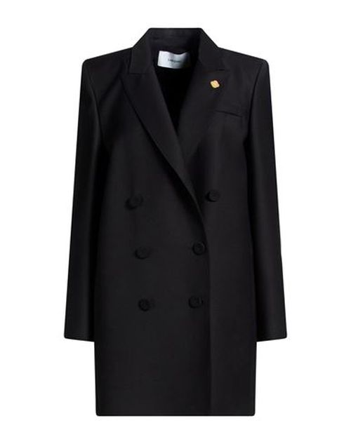 Woman Overcoat & Trench Coat Black Size 4 Wool