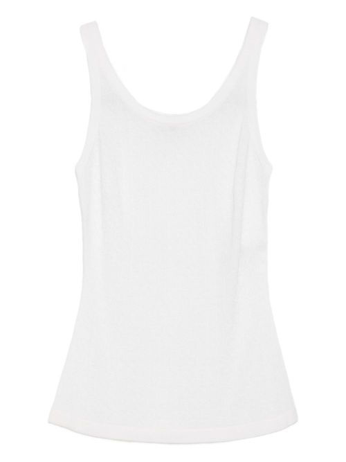Wool Blend Tank Top — Ivory