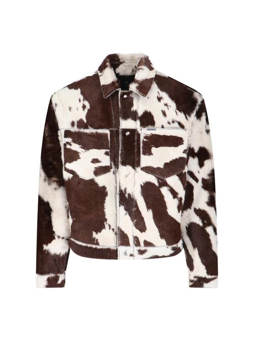 Men's Multicolored Leather Jacket