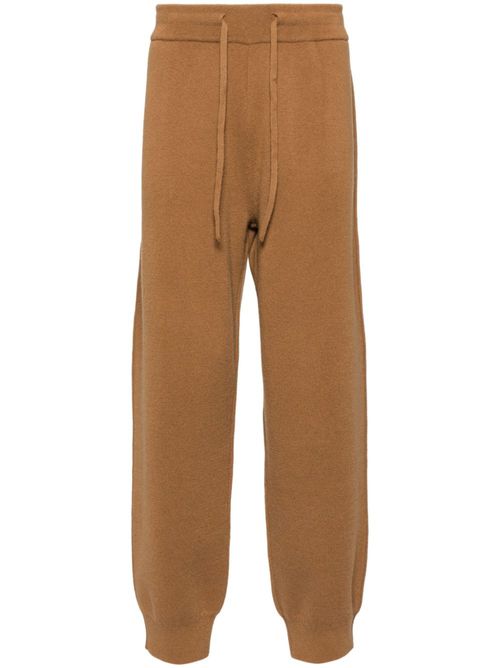Knitted track pants - Brown