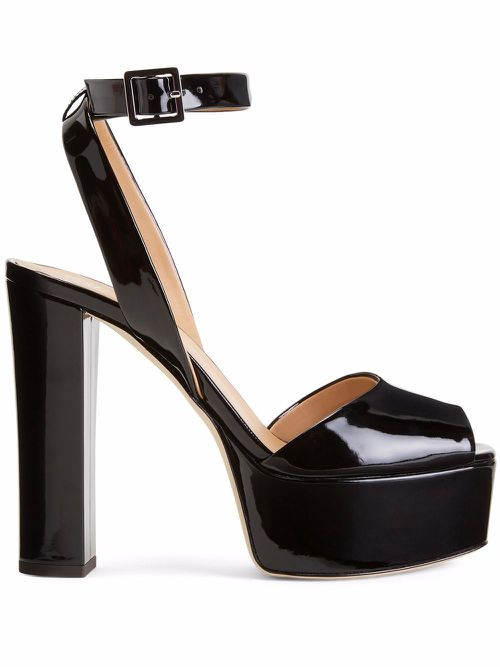 Betty platform sandals - Black