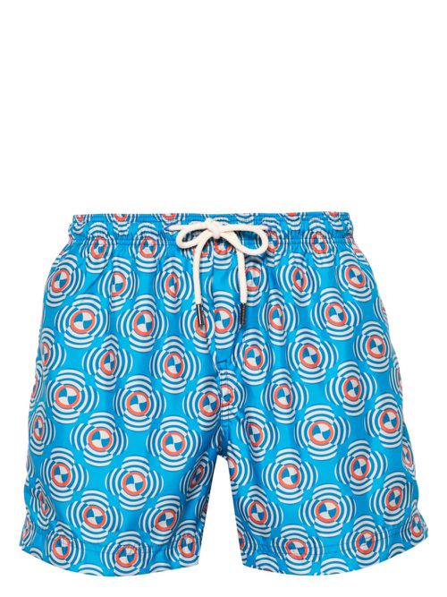 Tinnari V2 recycled-polyester swim shorts - Blue