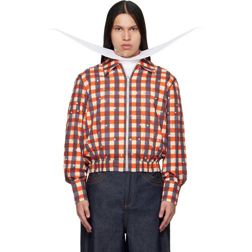 Multicolor Grommet Reversible Jacket