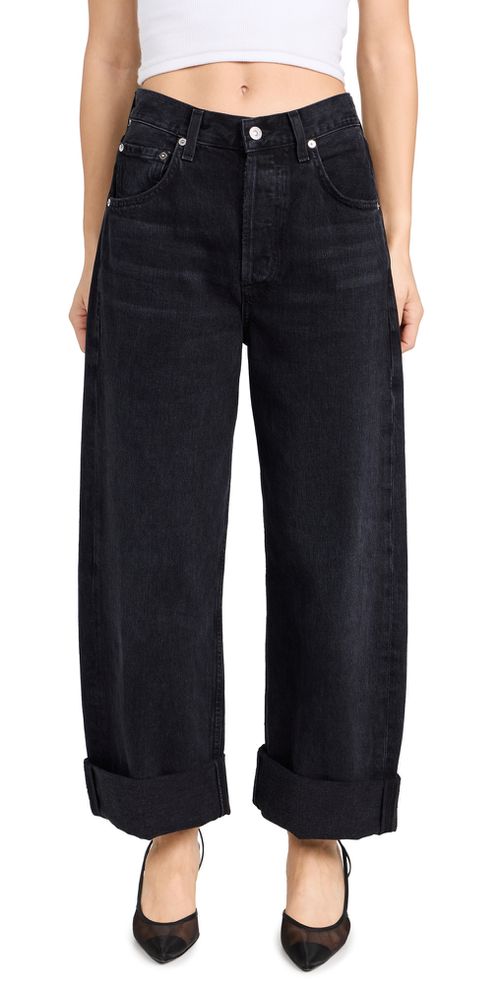Ayla Baggy Cuffed Crop Jeans