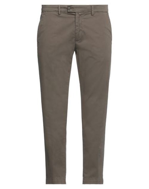 Man Pants Military green Size 40 Cotton, Elastane