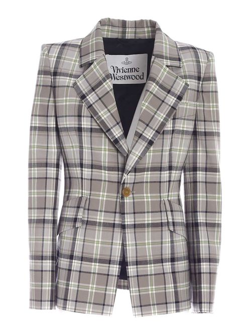 Lou Lou jacket in green and beige