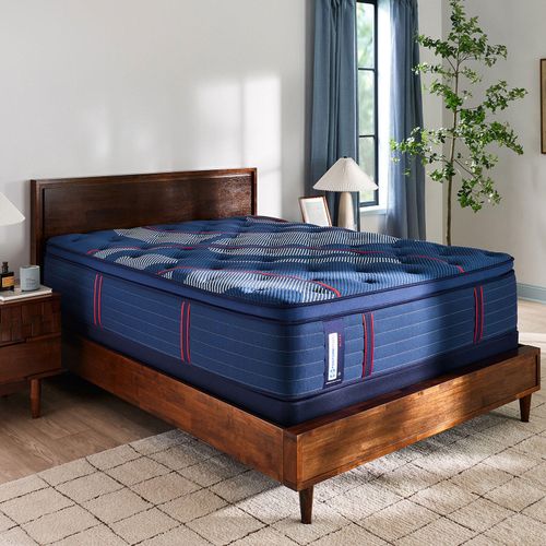 Posturepedic Elite Brenham Euro Pillow Top Mattress Set:- King