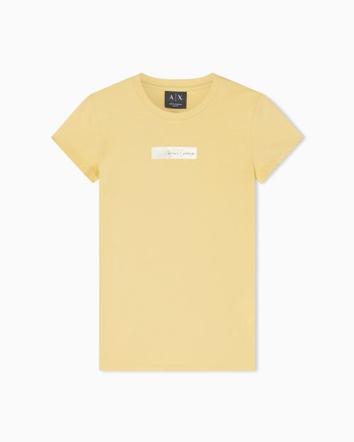 Slim fit T-shirt in cotton jersey