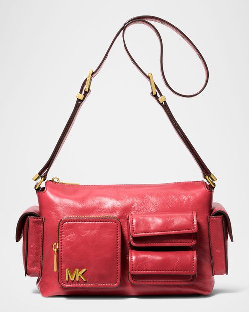 Dakota Medium Pocket Leather Shoulder Bag
