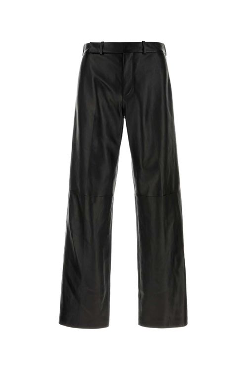 Leather Trousers — Black