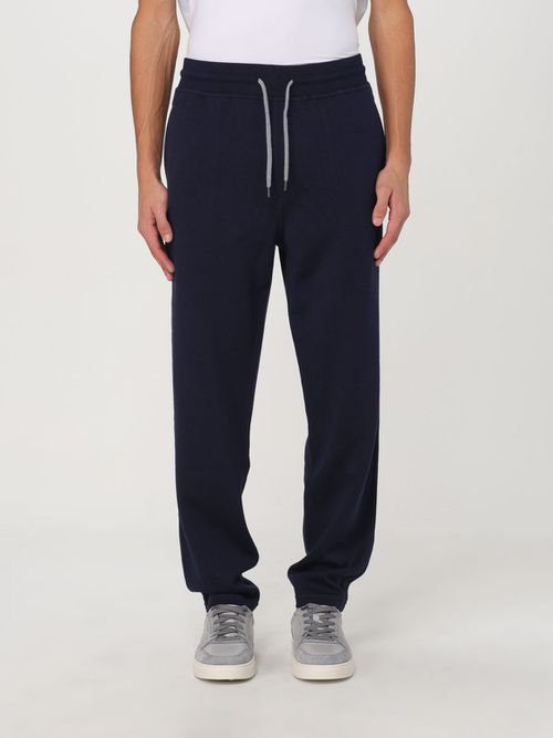 Pants Men color Blue