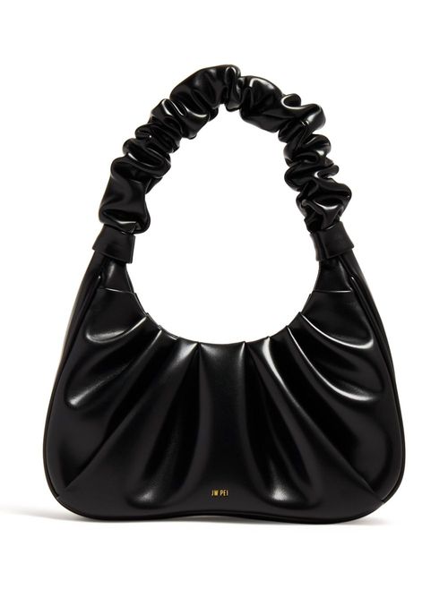 Gabbi ruched shoulder bag - Black