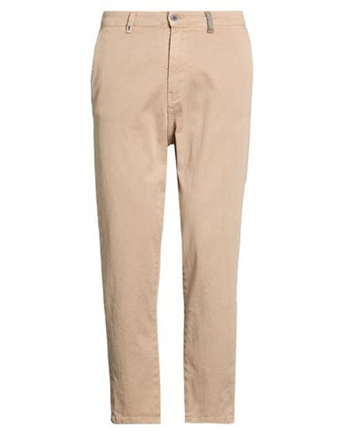 Man Pants Beige Size 30 Cotton, Elastane