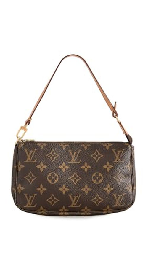 Louis Vuitton Women's Pre-Loved Louise Vuitton Monogram AB Pochette Accessories V2, Brown, One Size