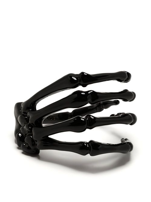 Skeleton hand cuff bracelet - Black