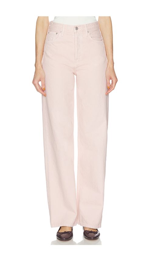 AGOLDE Ren High Rise Wide Leg Jeans in Blush. 23. Also , 26, 27, 28, 29, 30