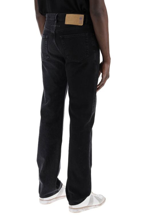 -Jeans Cinque Tasche Doppia Tonalità-Uomo