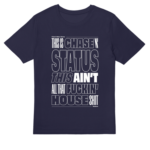 This Is Chase And Status T-shirt in French Navy - Extra Sma