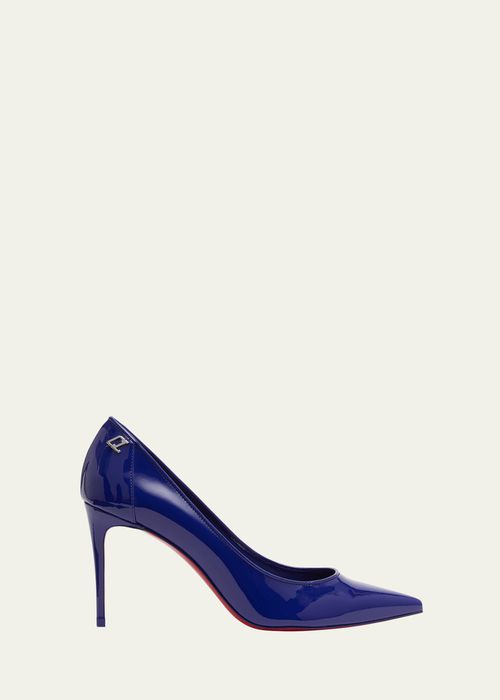 Sporty Kate 85mm Patent Soft Lining Red Sole Pumps