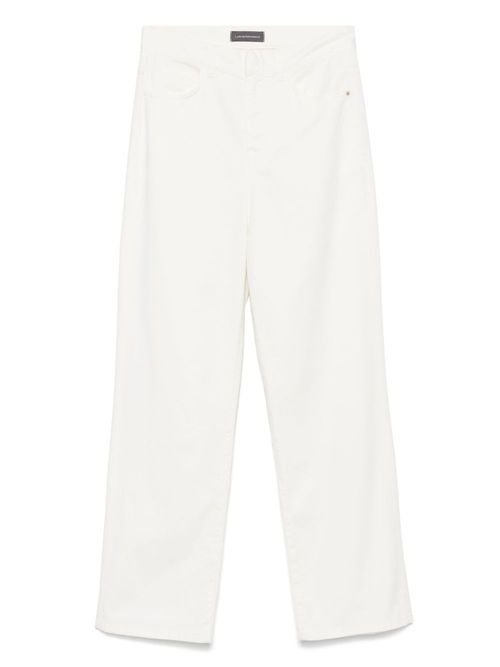 Lorena Antoniazzi logo-patch trousers - White