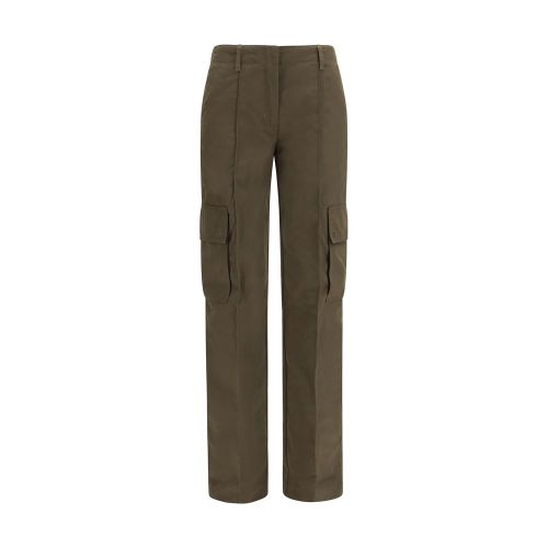 Gabardine Cargo Cargo Pants — Brown