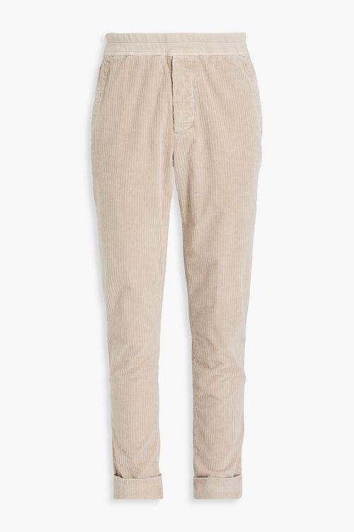 Cotton-blend corduroy pants - Neutral - 0