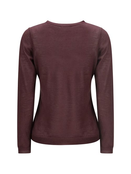 Surya Henley Cardigan — Purple