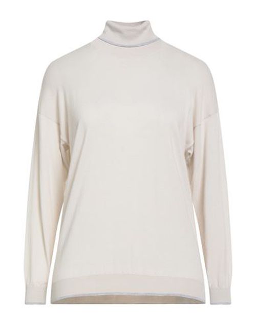 Platinum Woman Turtleneck Light grey Size S Wool