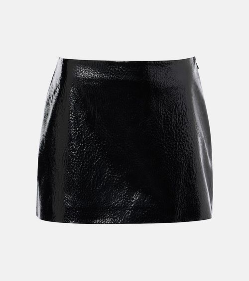 Mary faux leather miniskirt