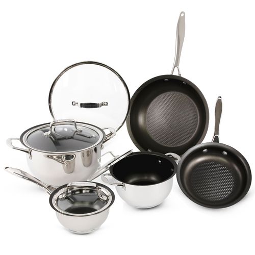 9-Piece Stainless Steel Cookware Set