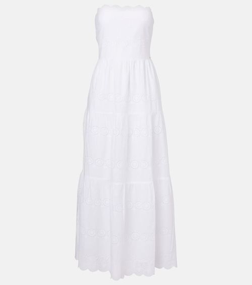 Sophie broderie anglaise cotton maxi dress