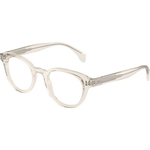 Moncler Unisex Moncler ME2020 3003 Monturas ópticas Acetato Marrón Transparente Redonda Norma