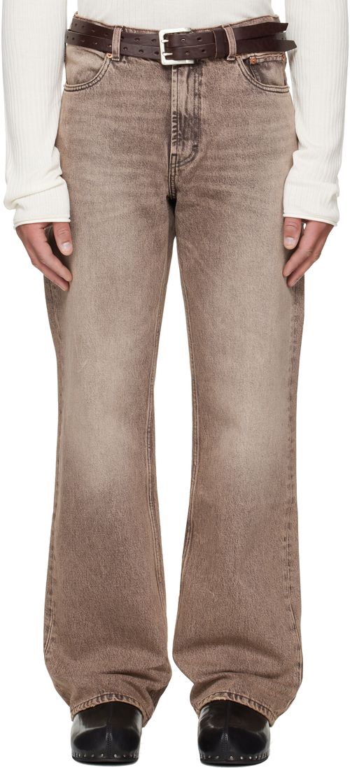 Tan Carlson Cut Jeans