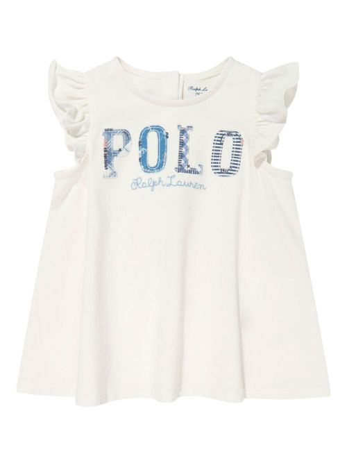 Logo-embroidered T-shirt - White