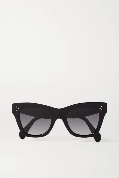 Oversized Cat-eye Acetate Sunglasses