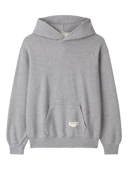 Logo-tag hoodie - Grey