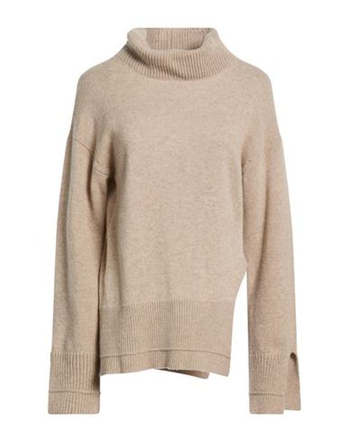 Woman Turtleneck Beige Size S Wool, Polyacrylic
