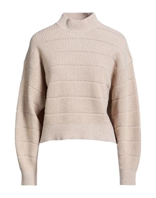 Woman Turtleneck Beige Size M Cashmere, Wool, Polyester, Polyamide