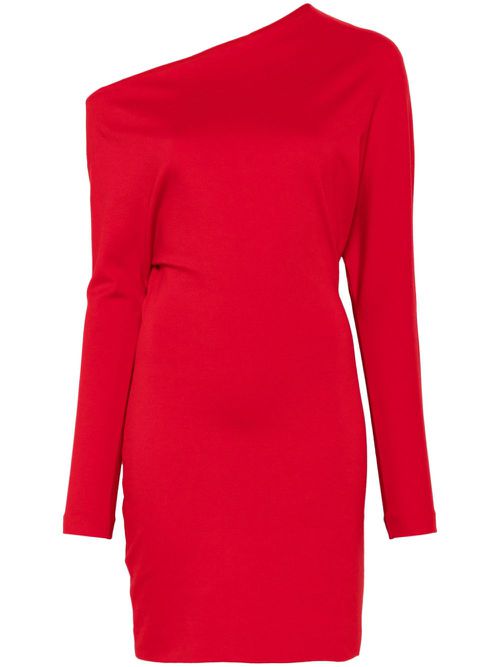 Off-shoulder mini dress - Red
